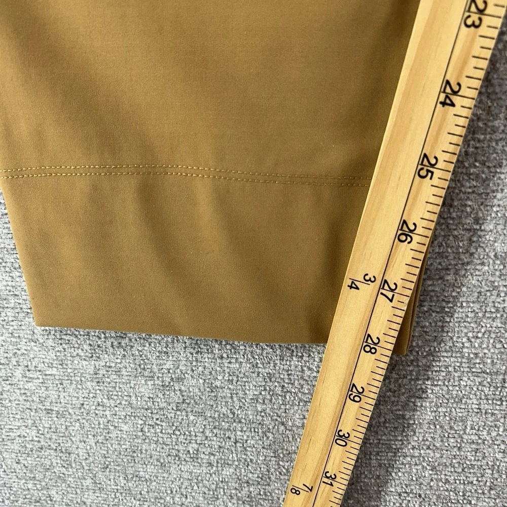 Aday Pleated Pants Women Size XL Brown Stretch Pull On Casual - Picture 9 of 11